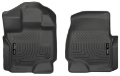 Picture of Husky Liners 15-23 Ford F-150 Super-Super Crew Cab WeatherBeater Black Front Floor Liners