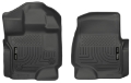 Picture of Husky Liners 15-23 Ford F-150 Super-Super Crew Cab WeatherBeater Black Front Floor Liners