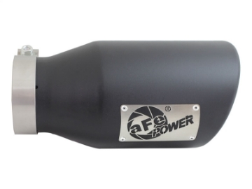 Picture of aFe Diesel Exhaust Tip Bolt On Black 4in Inlet x 6in Outlet x 12in
