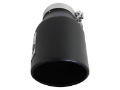 Picture of aFe Diesel Exhaust Tip Bolt On Black 4in Inlet x 6in Outlet x 12in