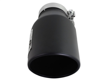 Picture of aFe Diesel Exhaust Tip Bolt On Black 4in Inlet x 6in Outlet x 12in
