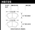 Picture of Hawk 2014 Ford Fiesta ST Performance Ceramic Front Brake Pads