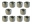 Picture of Torque Solution Stainless Steel 1-8 in NPT Plug: Universal 10 Pack