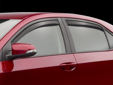Picture of WeatherTech 14+ Toyota Corolla Front & Rear Window Deflectors - Dark Smoke