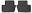 Picture of Husky Liners 07-12 Dodge Caliber - 07-14 Jeep Compass WeatherBeater Black 2nd Seat Floor Liners