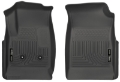 Picture of Husky Liners 15 Colorado Crew Cab-Ext Cab WeatherBeater Black Front Floor Liner