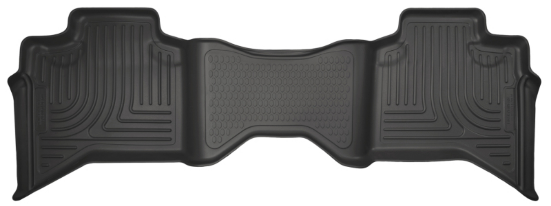 Picture of Husky Liners 02-08 Dodge Ram 1500 Crew Cab WeatherBeater Black 2nd Seat Floor Liners
