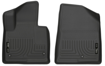 Picture of Husky Liners 13-15 Hyundai Sante Fe Sport-Sport 2-0T WeatherBeater Front Row Black Floor Liners