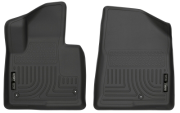 Picture of Husky Liners 13-15 Hyundai Sante Fe Sport-Sport 2-0T WeatherBeater Front Row Black Floor Liners