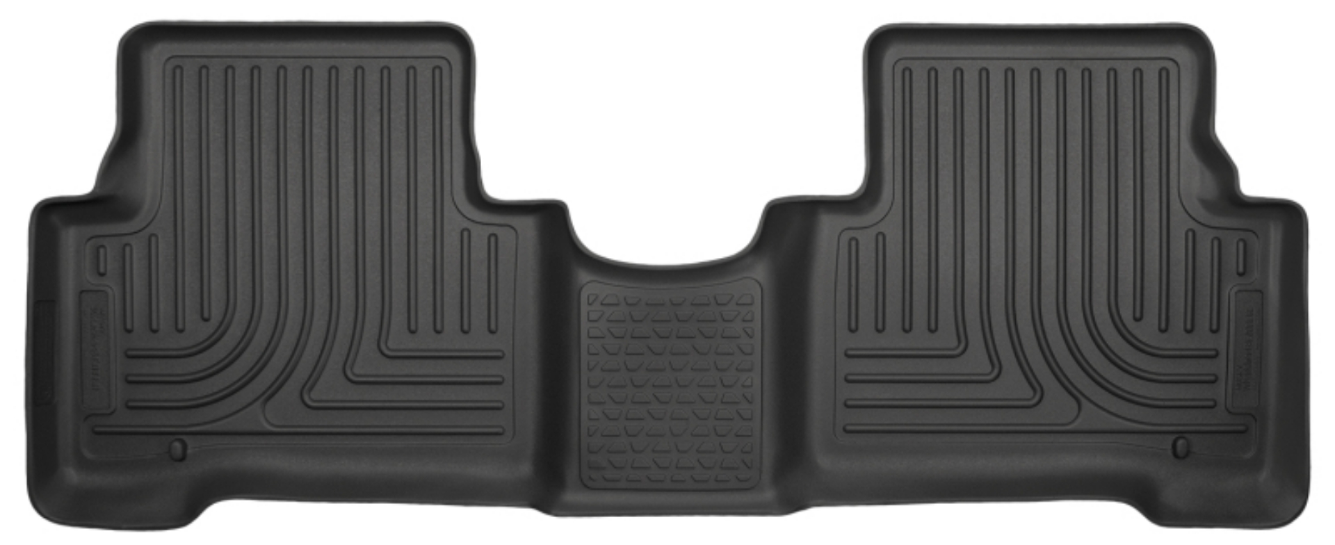 Picture of Husky Liners 13-15 Hyundai Sante Fe GLS-Limited WeatherBeater 2nd Seat Black Floor Liners
