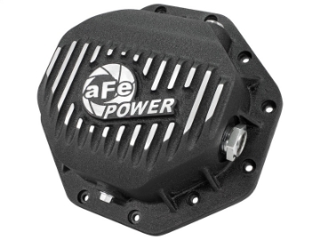 Picture of AFE Rear Differential Cover Black Machined; Pro Series; Dodge-RAM 94-14 Corporate 9-25 12-Bolt