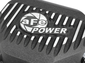 Picture of AFE Rear Differential Cover Black Machined; Pro Series; Dodge-RAM 94-14 Corporate 9-25 12-Bolt