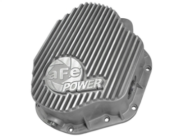 Picture of aFe Rear Differential Cover Raw; Street Series; Dodge Diesel Trucks 94-02 L6-5-9L td