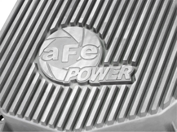 Picture of aFe Rear Differential Cover Raw; Street Series; Dodge Diesel Trucks 03-05 L6-5-9L td
