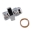 Picture of Fragola -8AN x 9-16-18 6 Radius Fitting O-Ring - Chrome