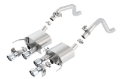 Picture of Borla 2014 Chevrolet Corvette C7 6-2L 8cyl S Type Exhaust w- NPP Dual Mode rear section only