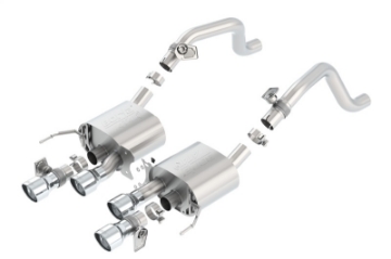 Picture of Borla 2014 Chevrolet Corvette C7 6-2L 8cyl ATAK Exhaust w- NPP Dual Mode rear section only