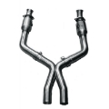 Picture of Kooks 05-10 Ford Mustang GT 4-6L 3V Auto-Manual 3in x 2 1-2in OEM Exhaust GREEN Cat X Pipe