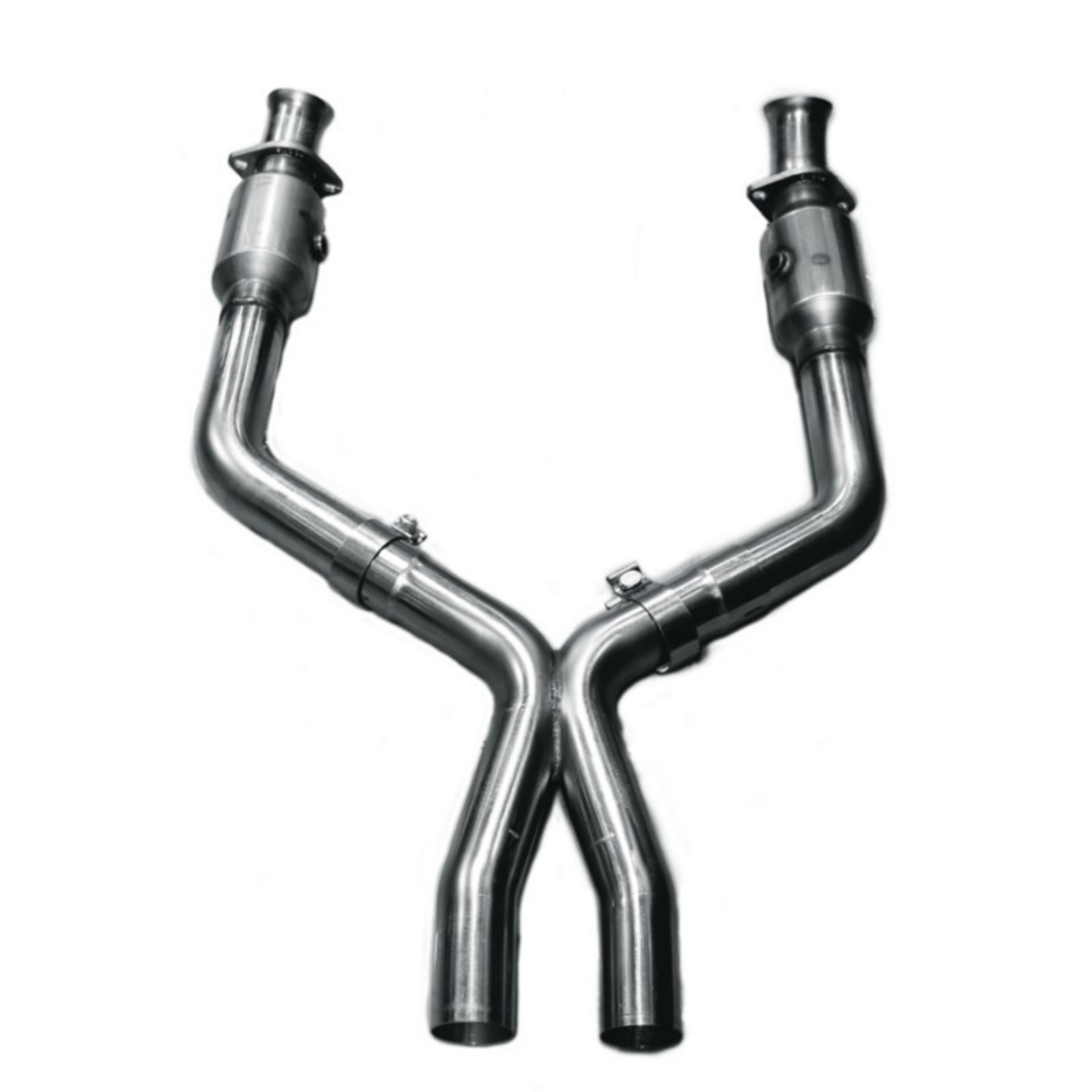 Picture of Kooks 05-10 Ford Mustang GT 4-6L 3V Auto-Manual 3in x 2 1-2in OEM Exhaust GREEN Cat X Pipe