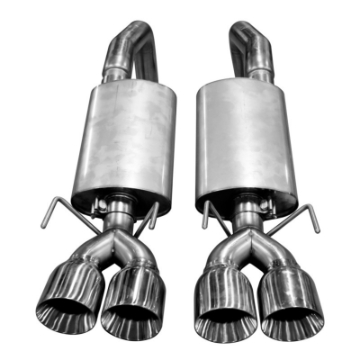 Picture of Kooks 05-08 Chevy Corvette C6 LS2-LS3 6-0L-6-2L OEM x 2 1-2in Axleback w-Pol tips
