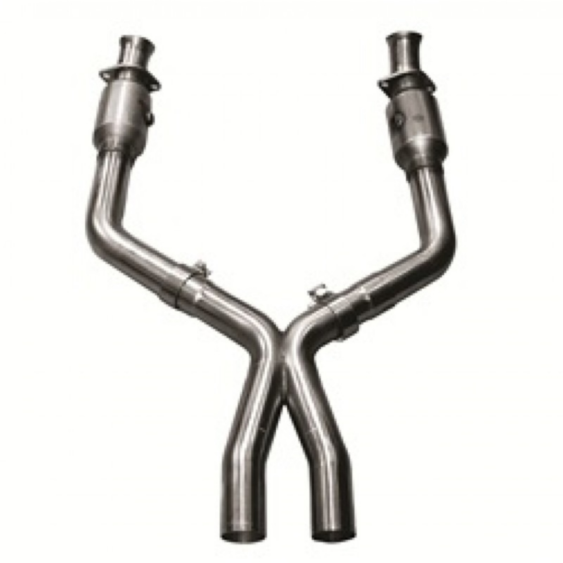 Picture of Kooks 05-10 Ford Mustang GT 2 1-2in x 2 1-2in OEM Exhaust GREEN Cat X Pipe