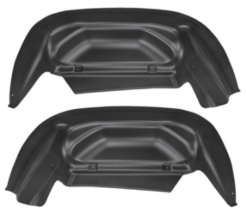 Picture of Husky Liners 14-15 Chevy-GMC Silverado-Sierra Black Rear Wheel Well Guards