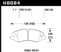 Picture of Hawk 10-13 Range Rover-Range Rover Sport Supercharged Performance Ceramic Street Front Brake Pads