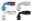 Picture of Fragola -6AN x 90 Degree Power Flow Hose End - Black