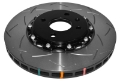 Picture of DBA 2012 Lotus Exige Front Slotted 5000 Series 2 Piece Rotor Assembled w- Black Hat