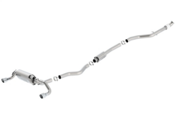 Picture of Borla 13-16 BMW 335i - 435i Atak Cat back SS 3-0in, 2-25in 3-5in Tip Single Rolled
