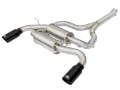 Picture of aFe MACHForce XP SS-304 Black Tip 2-5in Dia Axle Back Exhaust 12-15 BMW 335i F30 3-0L t