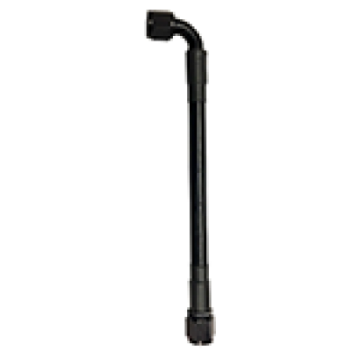 Picture of Fragola -10AN PTFE Hose Assembly Straight x 90 48in