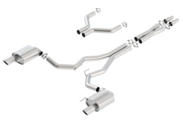 Picture of Borla S-Type Cat-Back 15-17 Ford Mustang GT 5-0L V8 MT-AT 3in pipe 4in tip