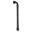 Picture of Fragola -10AN PTFE Hose Assembly Straight x 90 60in