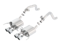 Picture of Borla 2014 Chevy Corvette C7 w- AFM w-o NPP Atak Rear Section Exhaust Quad Rd Rl IC Tips