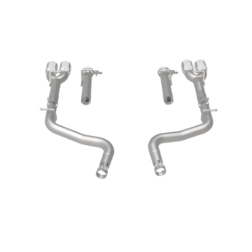 Picture of MagnaFlow Axle-Back, SS, 2-5in, Quad Split Rear 3-5in Tip 2015 Dodge Challenger R-T 5-7L