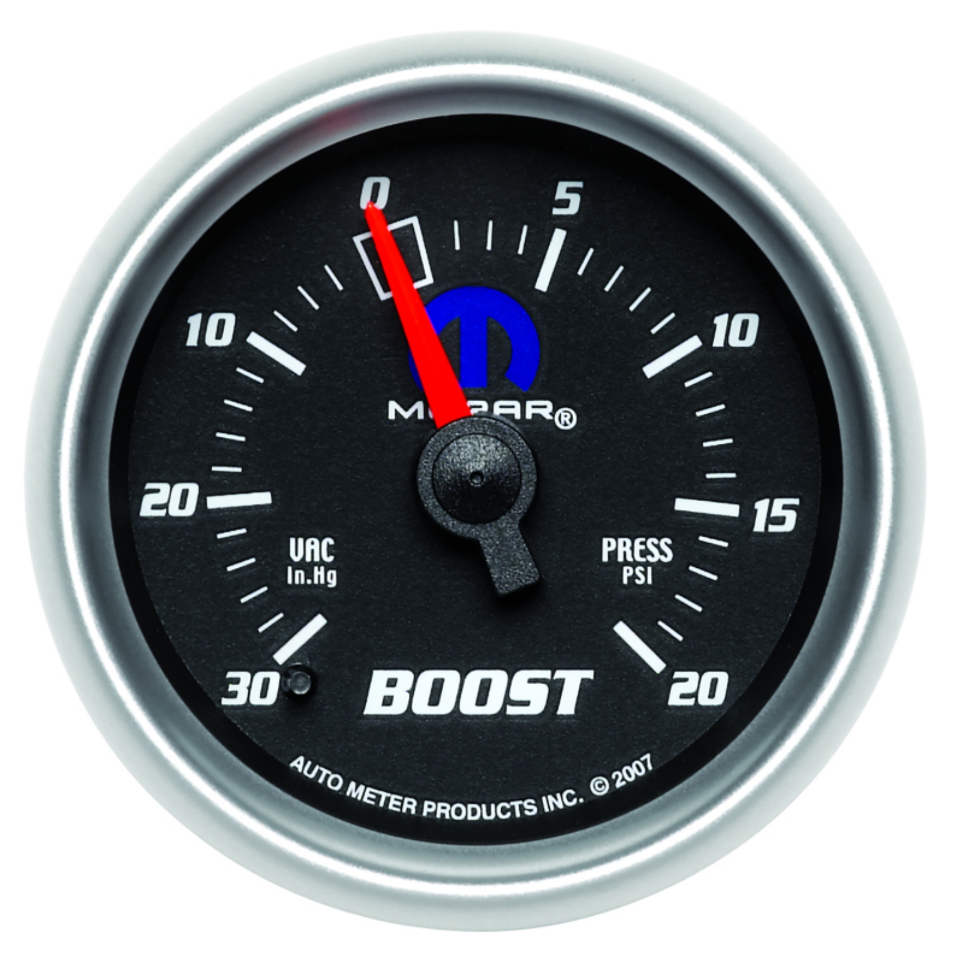 Picture of Autometer Mopar 52-4mm 30 Hg-20 PSI Vacuum-Boost Gauge