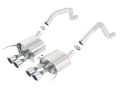 Picture of Borla 15 Chevy Corvette C7 ZO6 6-2L w-o AFM NPP S-Type Quad RD RL IC Tips Center Rear Exit Exhaust