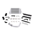 Picture of Mishimoto 2015 Subaru WRX Top-Mount Intercooler Kit - Powder Coated Silver & Polished Pipes