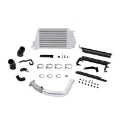 Picture of Mishimoto 2015 Subaru WRX Top-Mount Intercooler Kit - Powder Coated Silver & Polished Pipes