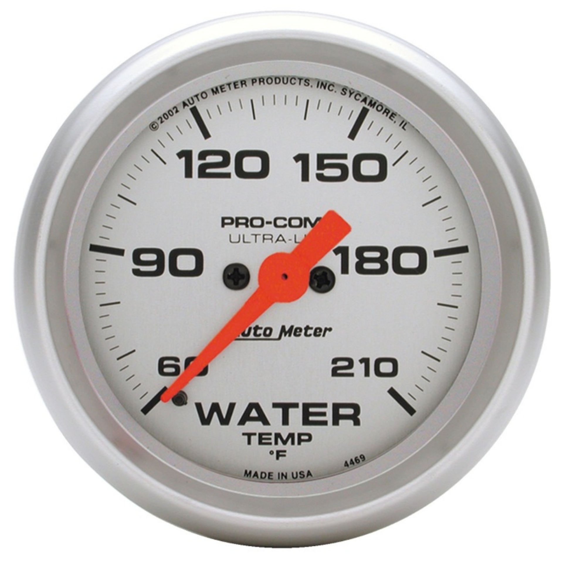 Picture of Autometer Ultra-Lite 52mm 60-210 Deg F Electronic Water Temp Gauge