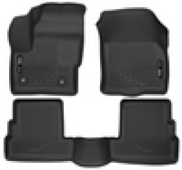 Picture of Husky Liners 2015 Lincoln MKC WeatherBeater Black Front & Second Seat Floor Liner