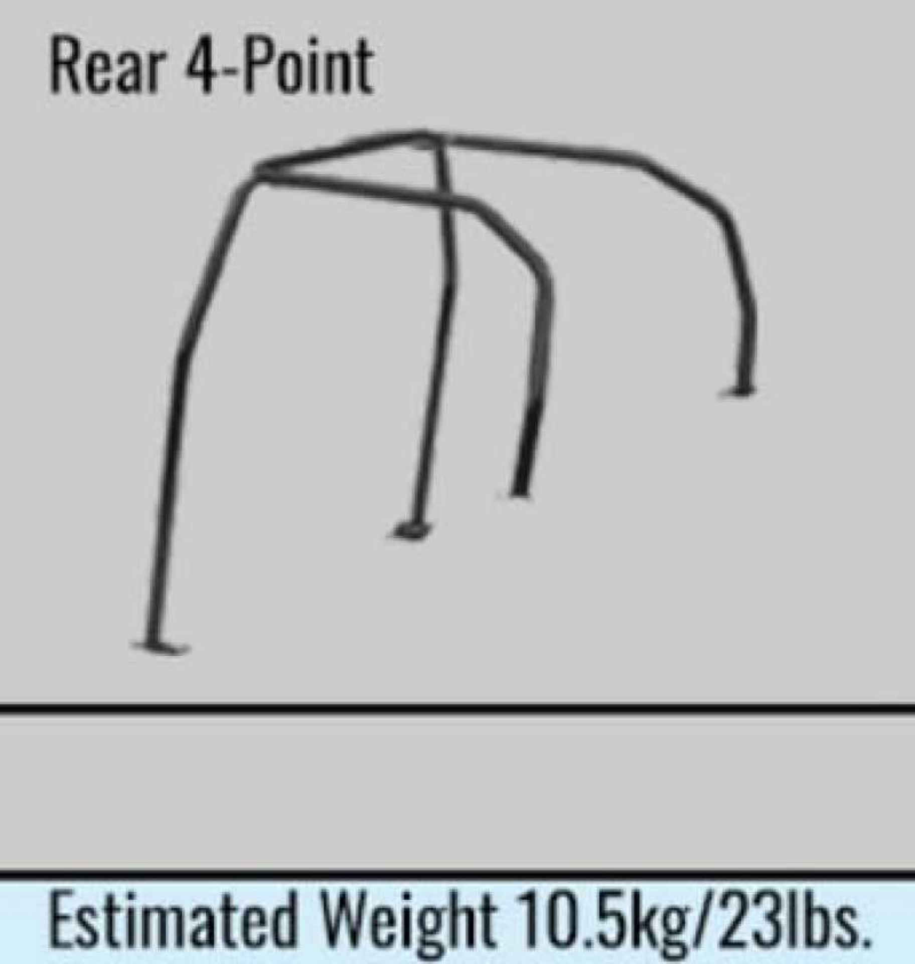 Picture of Cusco Chromoly Roll Cage 4 Point 4 Passenger 2015 Subaru WRX - STI