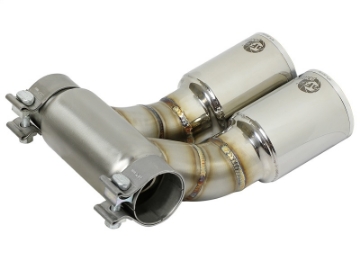 Picture of aFe Power 13-14 Porsche Cayman S - Boxster S Polish Exhaust Tip Upgrade