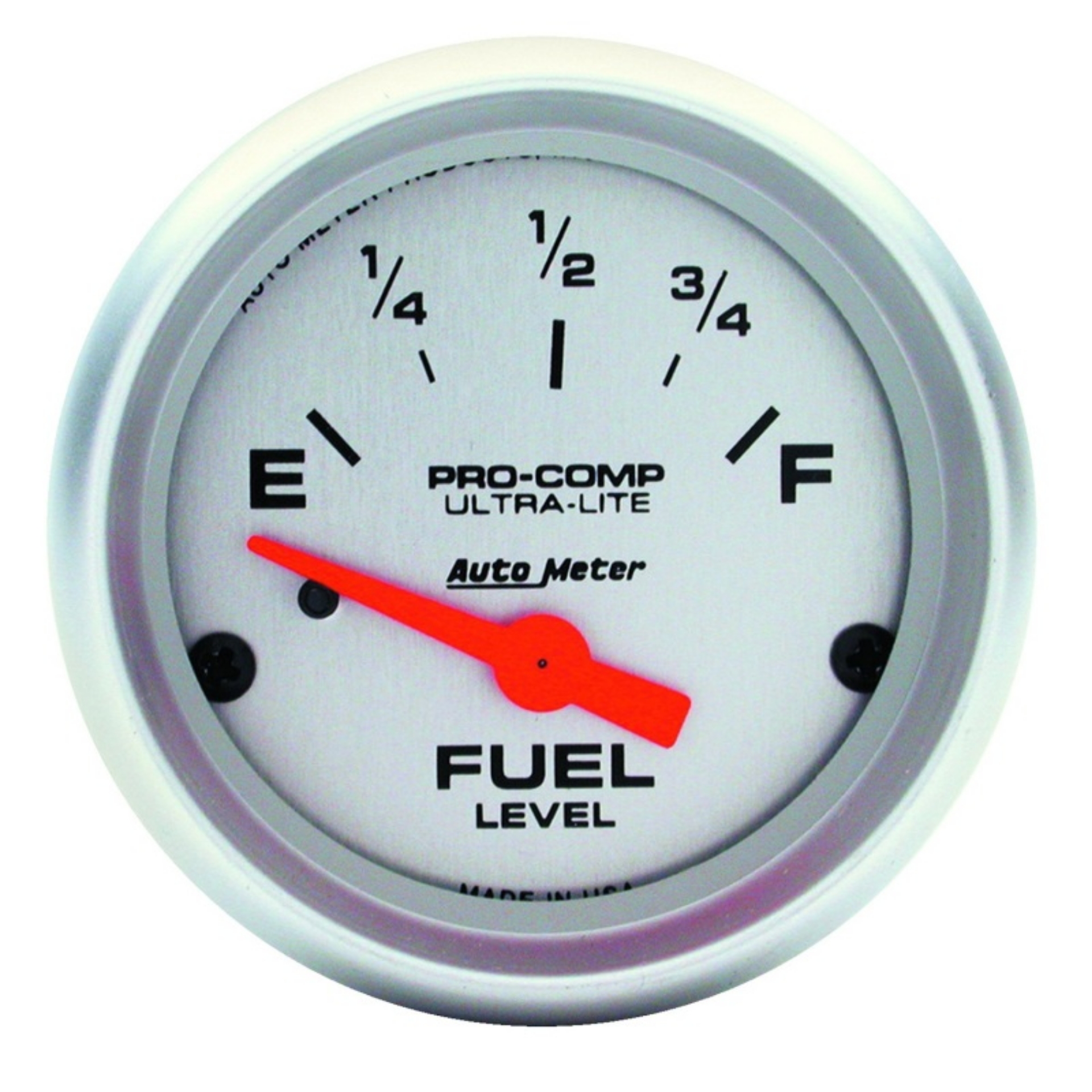 Picture of Autometer Ultra-Lite 52mm 73 OHMS Empty-10 OHMS Full Short Sweep Electronic Fuel Level Gauge