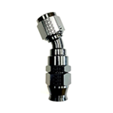 Picture of Fragola -8AN Real Street x 30 Degree Hose End Black For PTFE Hose