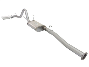 Picture of aFe MACH Force XP 2-5in Cat-Back Stainless Steel Exhaust w-Polished Tip Toyota Tacoma 13-14 2-7L