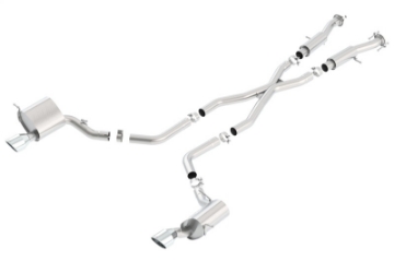 Picture of Borla 2015 Jeep Grand Cherokee SRT8 ATAK Dual Round Rolled Exit Catback Exhaust