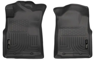 Picture of Husky Liners 05-15 Toyota Tacoma Crew-Extended-Standard Cab WeatherBeater Front Black Floor Liners