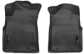 Picture of Husky Liners 05-15 Toyota Tacoma Crew-Extended-Standard Cab WeatherBeater Front Black Floor Liners